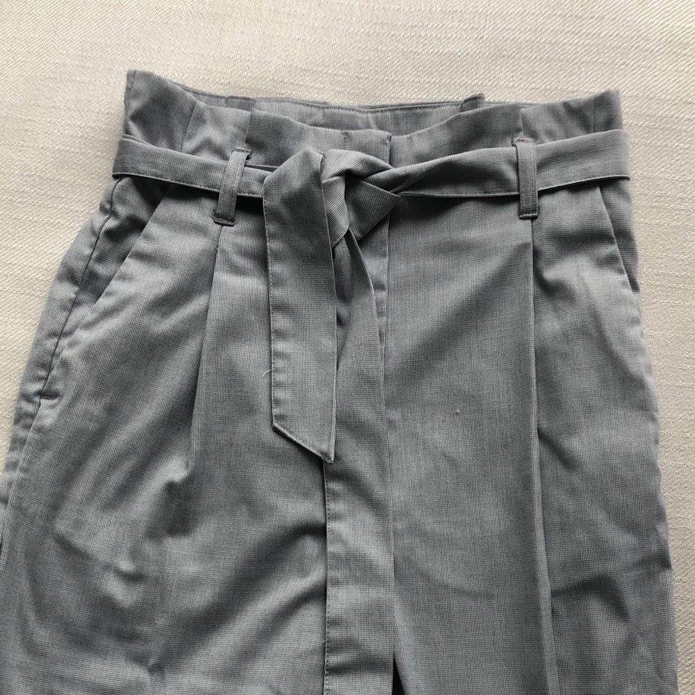 H&M Gray Dress Pants with Belt